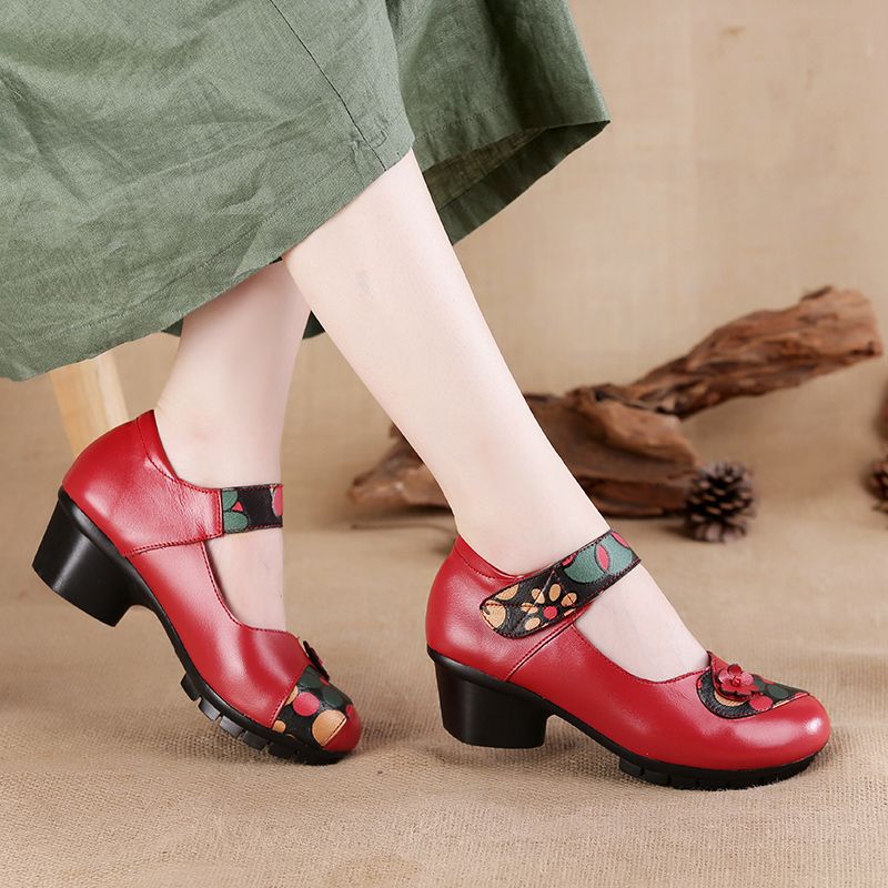 Women'S Shoes Quality - أسافين زهور فاخرة للنساء ، أحذية