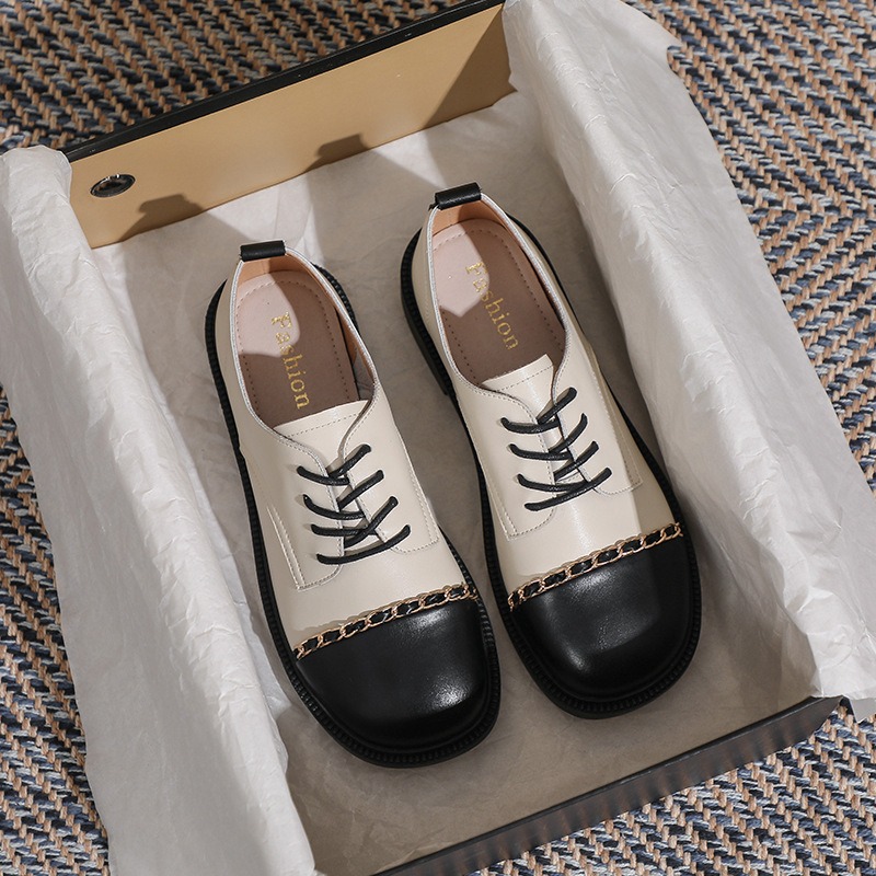Oxford Lace Up Women - أحذية نسائية جديدة على الطراز القديم،