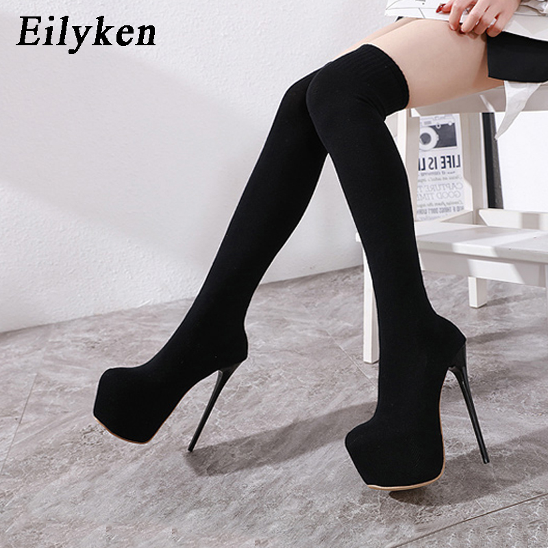 Sock Boot Women - Eilyken منصة الموضة سترتش فوق الركبة
