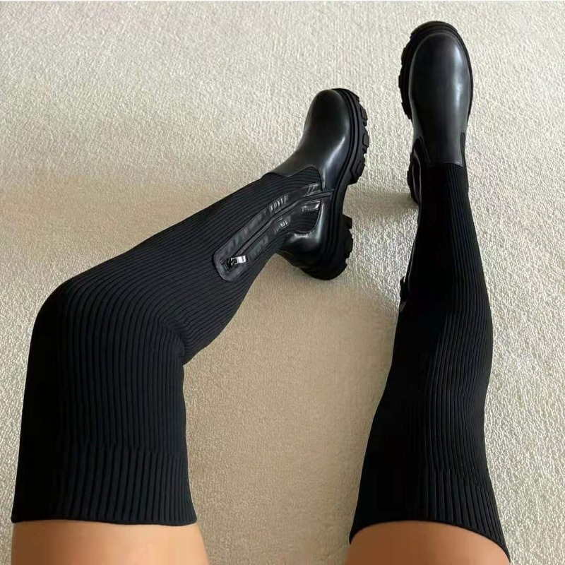 Sock Boot Women - 2025 الشتاء أحذية النساء الجوارب الأحذية