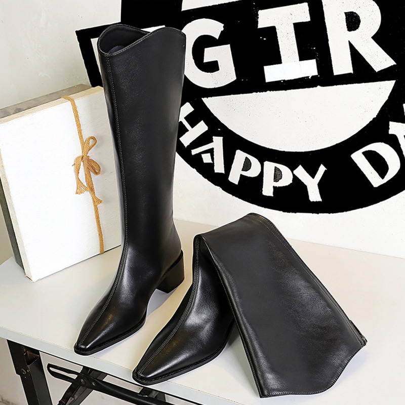 Knee High Boots Women - BIGTREE 2027 أحذية نسائية جديدة بتصميم