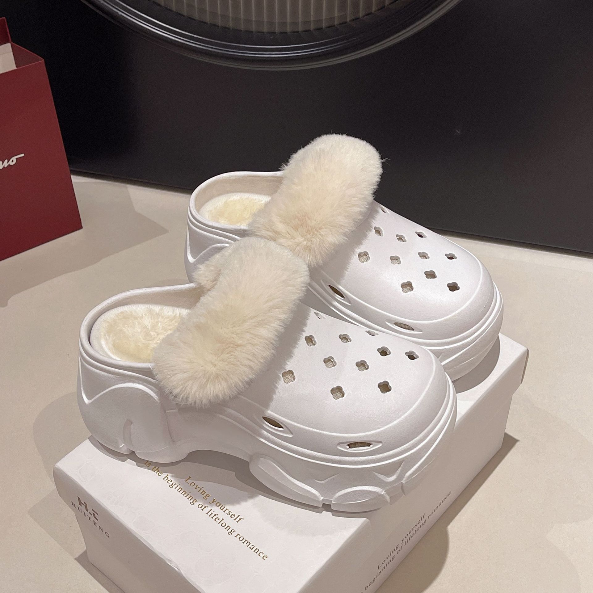 المرأة عالية الكعب صوف مبطن قب - مراجعة Women'S Shoes Clogs وسعره