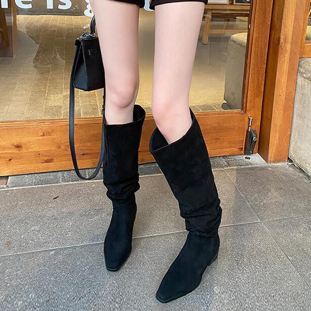 أحذية نسائية طويلة حتى الركبة  - مراجعة Sock Boot Women وسعره