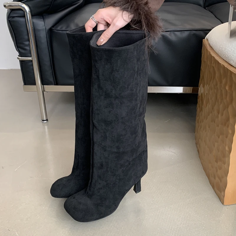Eilyken الشتاء نمط الشارع جولة - مراجعة Knee High Boots Women وسعره