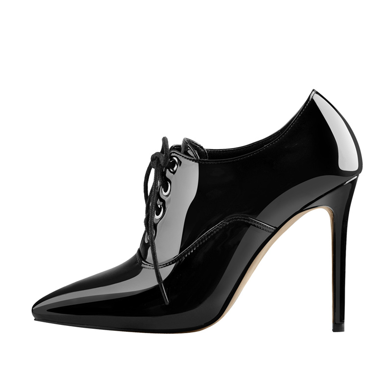 Onlymaker النساء الدانتيل يصل  - مراجعة Court Heel Pointed وسعره