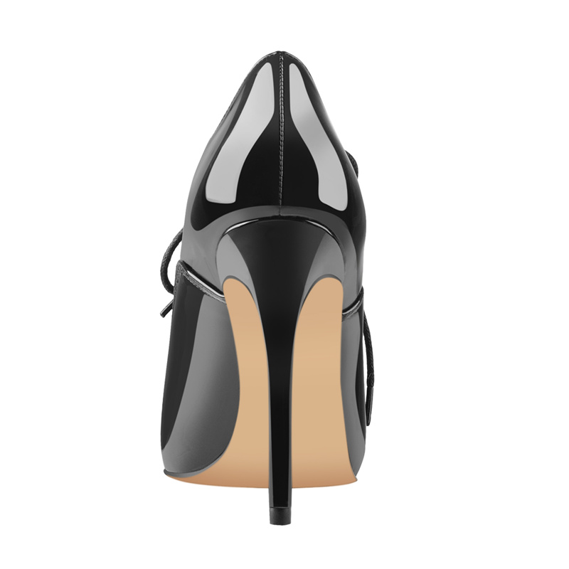Onlymaker النساء الدانتيل يصل  - مراجعة Court Heel Pointed وسعره