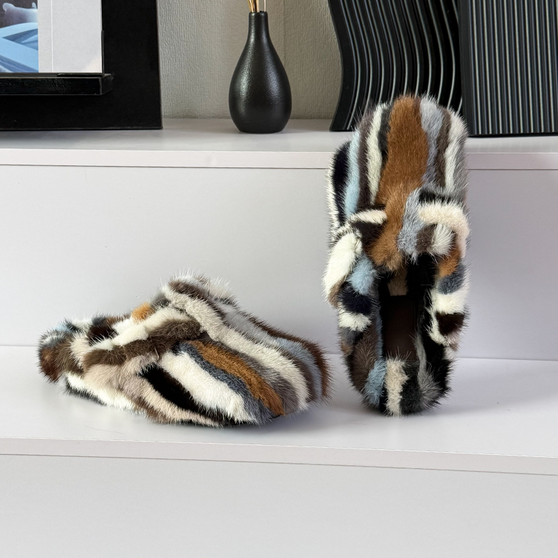 شباشب نسائية من فرو المنك، أحذ - مراجعة Women'S Shoes Clogs وسعره