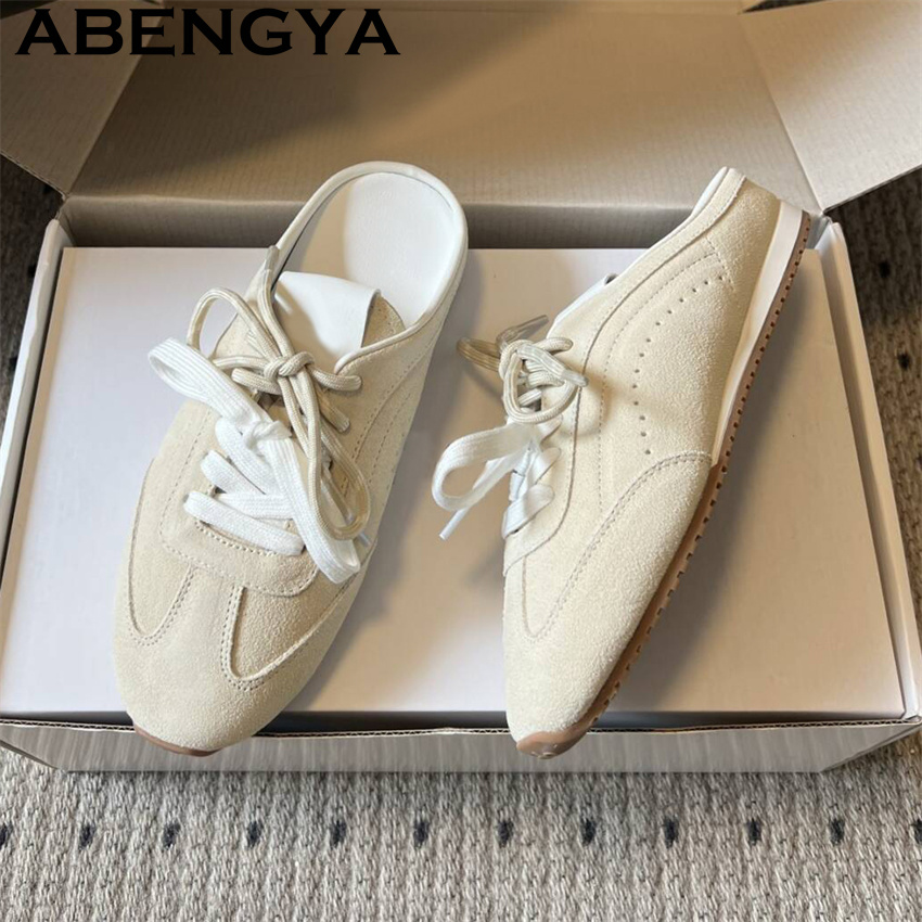 شباشب نسائية مسطحة كاجوال بربا - مراجعة Oxford Lace Up Women وسعره