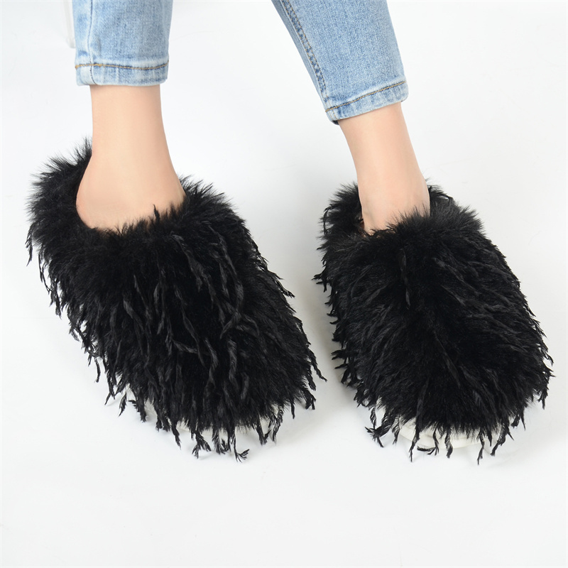 شباشب شتوية نسائية من الفرو ال - مراجعة Women'S Shoes Clogs وسعره