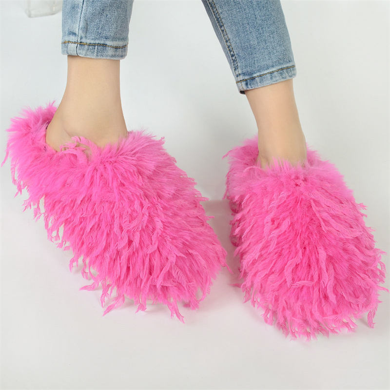 شباشب شتوية نسائية من الفرو ال - مراجعة Women'S Shoes Clogs وسعره