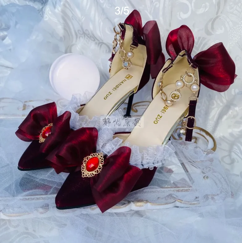 لوليتا أحذية عالية الكعب أنيقة - مراجعة Court Heel Pointed وسعره