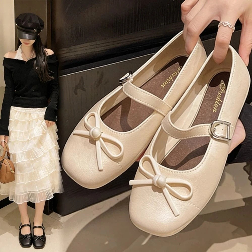 صنادل نسائية أنيقة بفيونكة لؤل - مراجعة Mule Slip On وسعره