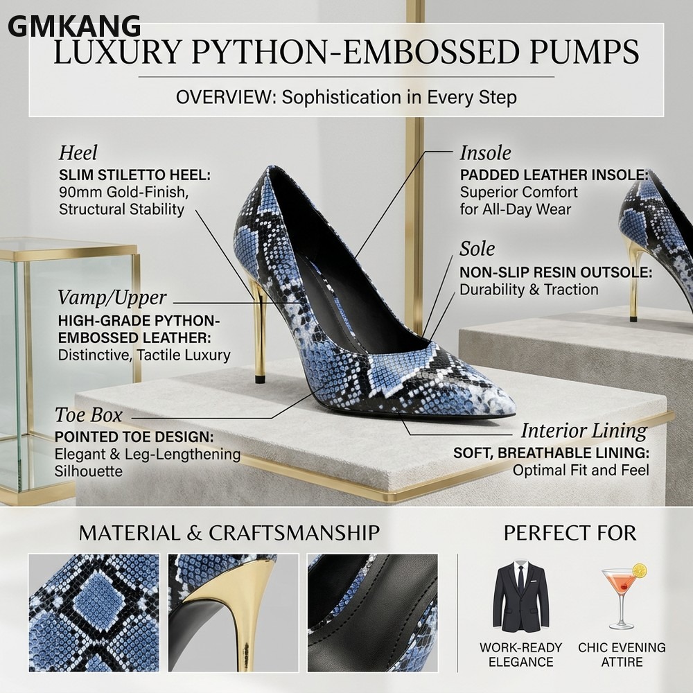 أحذية نسائية بكعب منخفض ومقدمة - مراجعة Court Heel Pointed وسعره