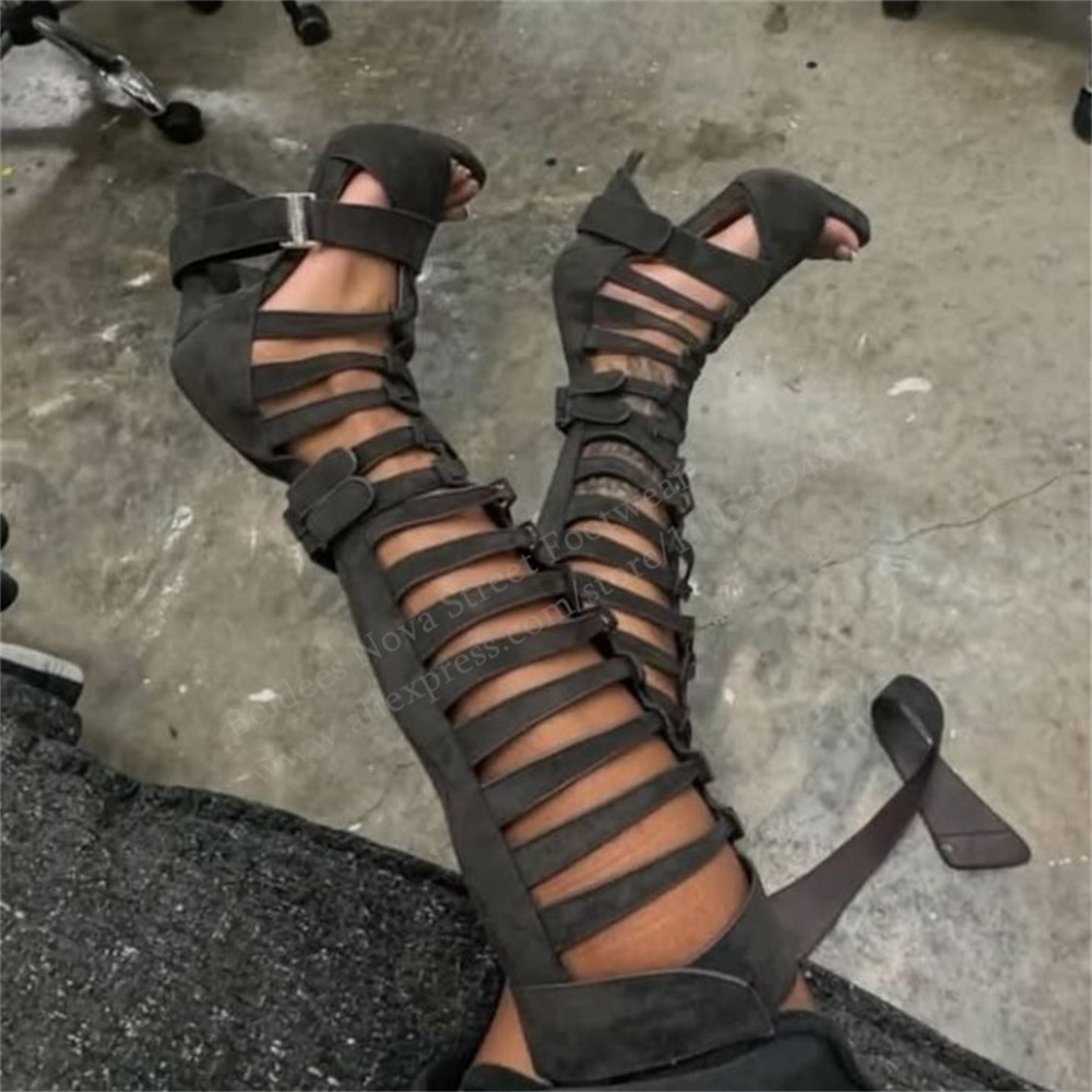صندل طويل عصري جديد صيف 2026 ب - مراجعة Knee High Boots Women وسعره