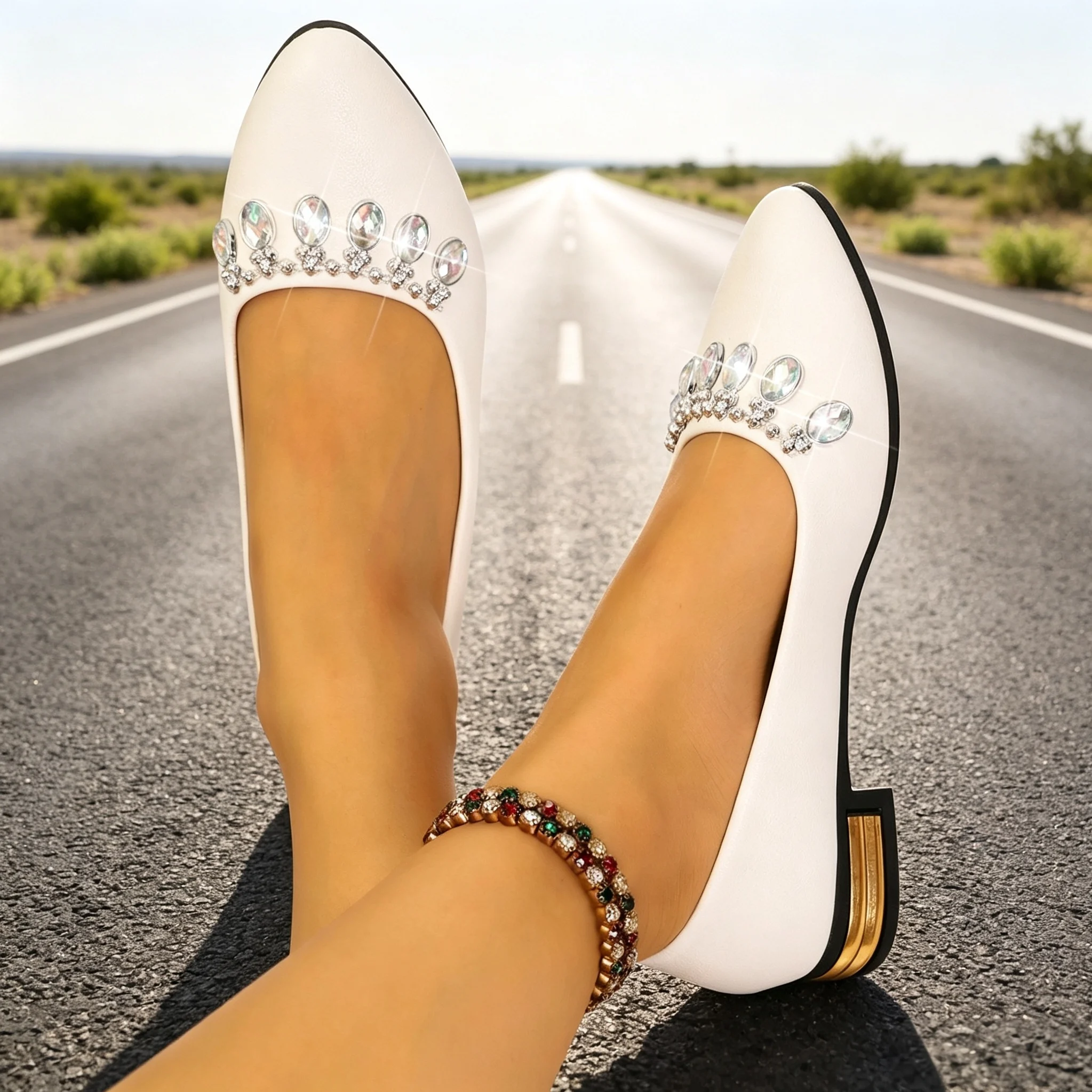 أحذية نسائية مسطحة ذات مقدمة م - مراجعة Women'S Shoes Quality وسعره