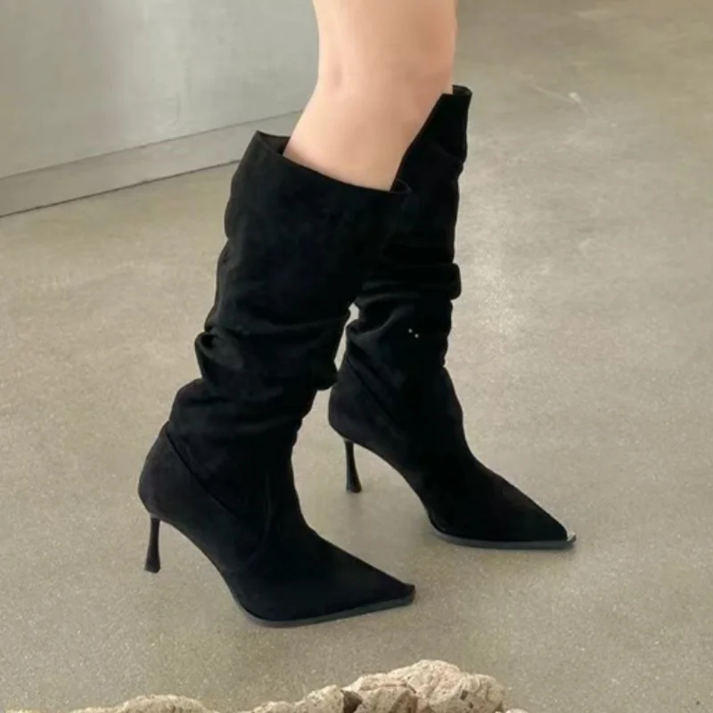 أحذية نسائية شتوية مريحة/مع تد - مراجعة Knee High Boots Women وسعره