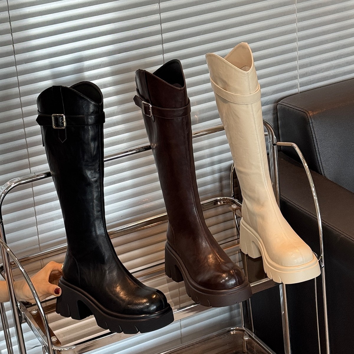 أحذية نسائية جديدة للخريف، أحذ - مراجعة Sock Boot Women وسعره