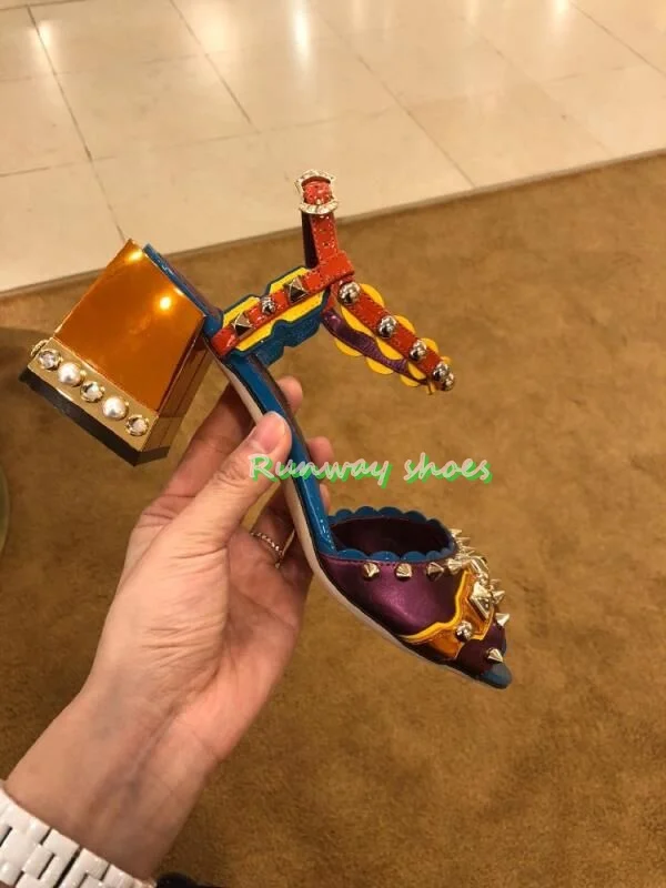 صنادل نسائية بكعب مرصع بالأحجا - مراجعة Women'S Shoes Clogs وسعره
