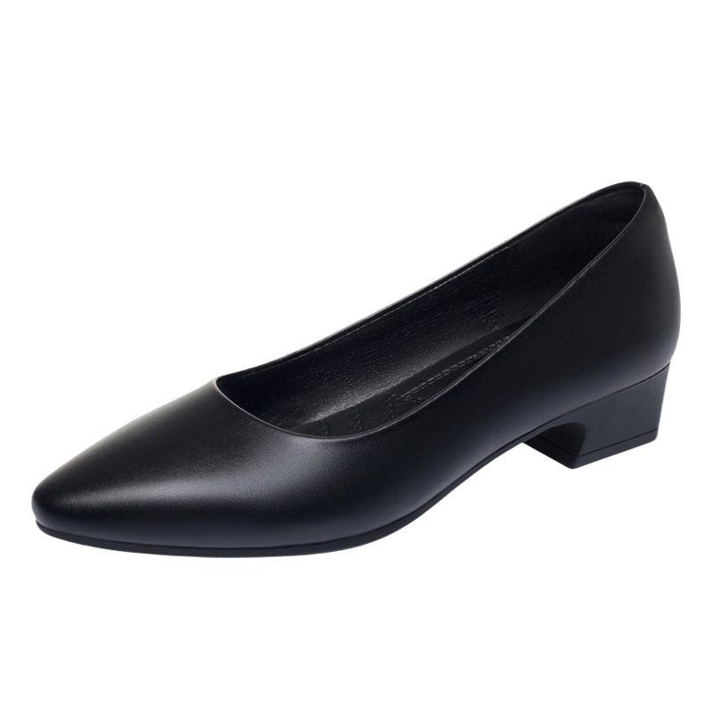 أحذية نسائية أنيقة من الجلد ال - مراجعة Court Heel Pointed وسعره