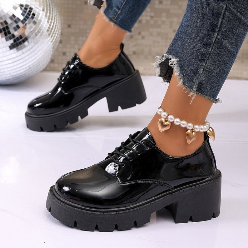 أحذية نسائية جديدة لربيع 2026، - مراجعة Oxford Lace Up Women وسعره