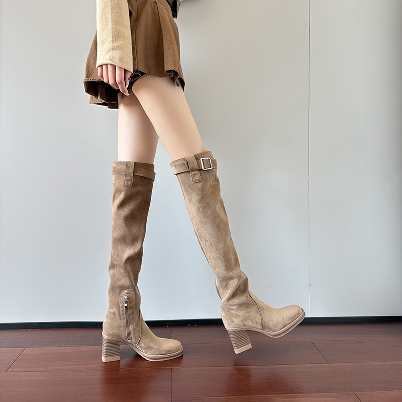 أحذية عالية الكعب للركبة للنسا - مراجعة Sock Boot Women وسعره