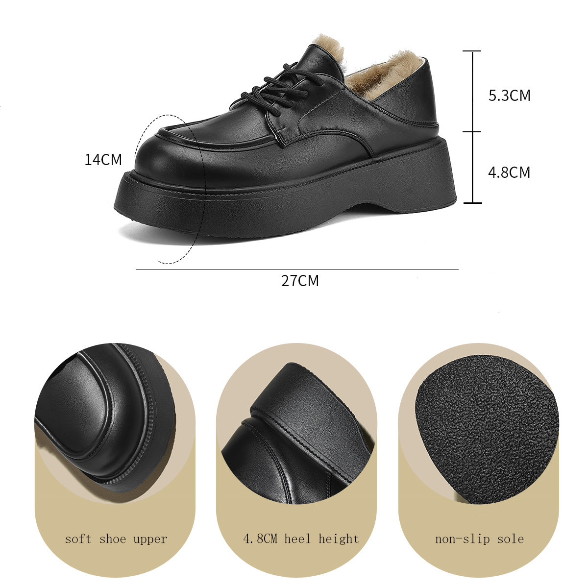 أحذية أوكسفورد نسائية جديدة من - مراجعة Oxford Lace Up Women وسعره