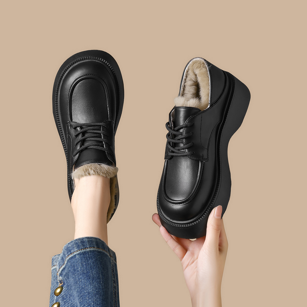 أحذية أوكسفورد نسائية جديدة من - مراجعة Oxford Lace Up Women وسعره