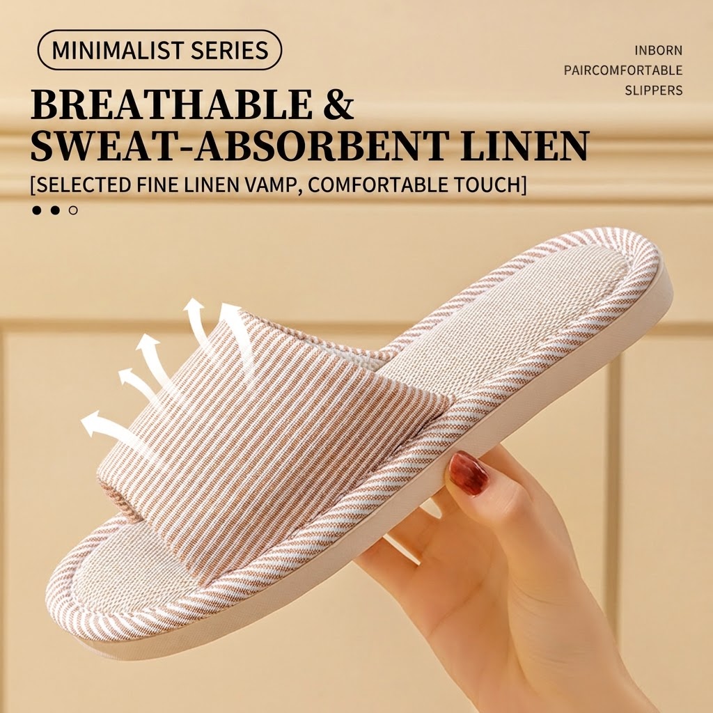 نعال من الكتان القابل للتهوية  - مراجعة Mule Slip On وسعره