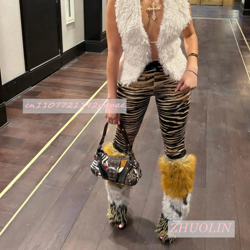 صنادل نسائية صيفية ريترو من ال - مراجعة Knee High Boots Women وسعره