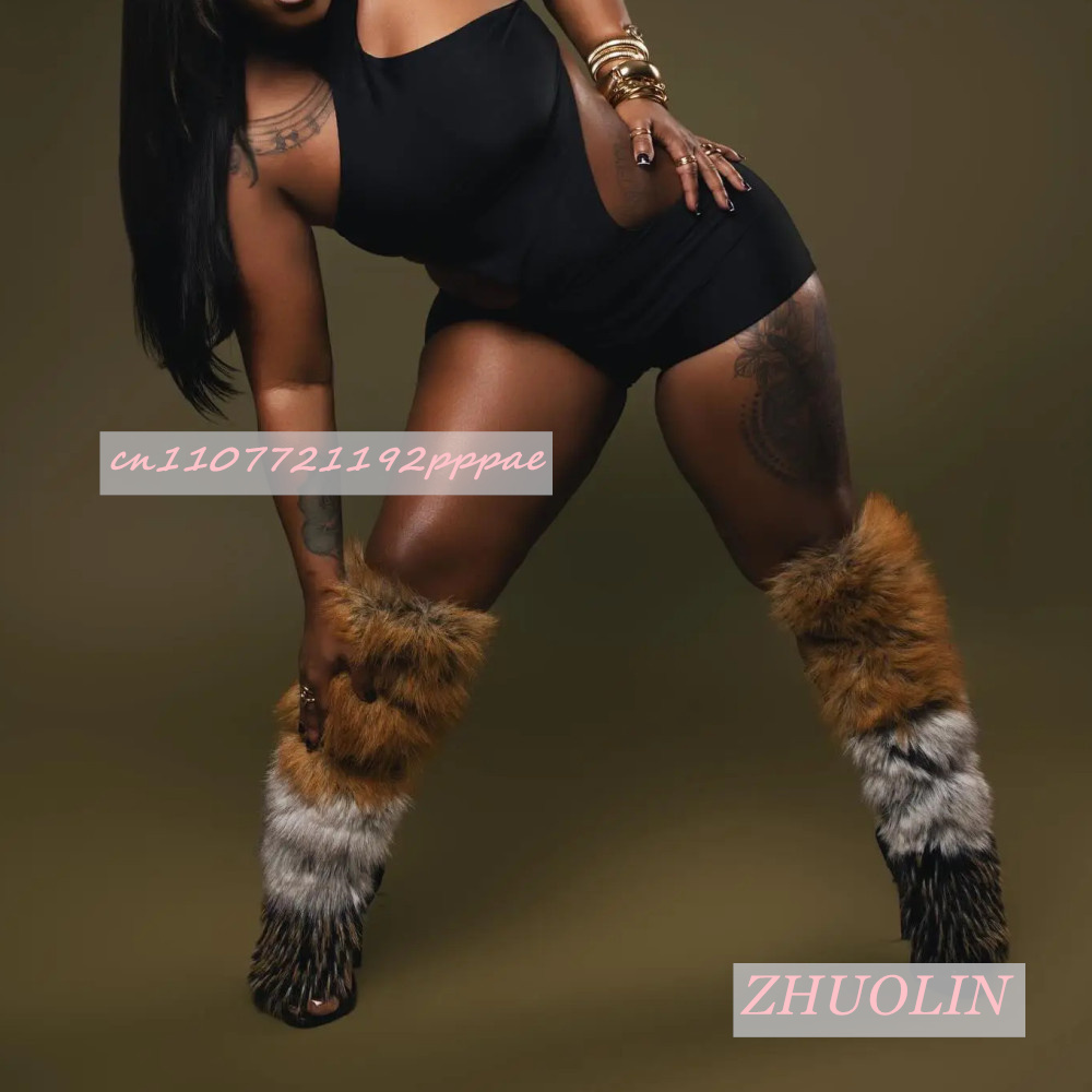 صنادل نسائية صيفية ريترو من ال - مراجعة Knee High Boots Women وسعره